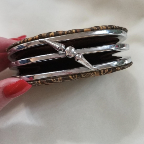 Vtg pheasant feather coin purse - Picture 5 of 6